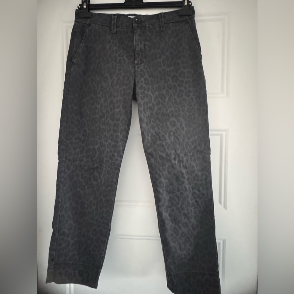 Pistola Chic blue Animal Print Trousers size 26